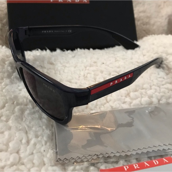 Authentic PRADA sunglasses for men NEW in case & gift set LUXURY BRAND GIFT - Picture 13 of 15